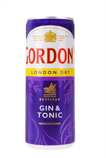 Image sur Gordon's & Tonic Cans 6.4° 0.25L